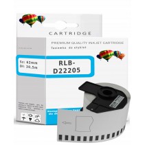 Etykieta DK22205 taśma termiczna do drukarki Brother 62x30 ciągła zamiennik