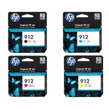 4 HP 912 tusz 8010 8014 8020 drukarki OfficeJet