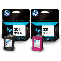 2 HP tusz 301 3000 1510 2510 1050 drukarki DeskJet